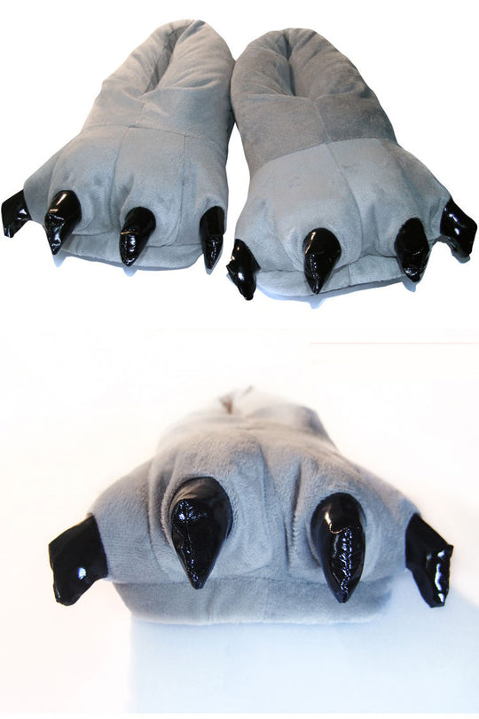 Papuci grosi de casa model talpa cu gheare PC1-18