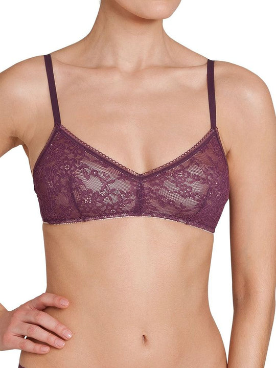 Sutien bandeau din dantela cu captuseala crem Light Lace 2 P SLG212-1115