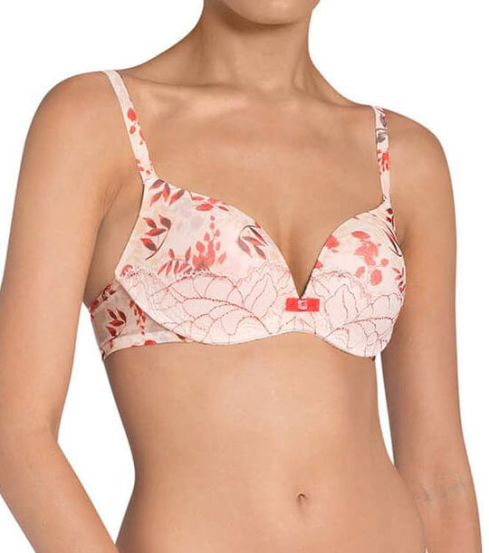 Sutien cu imprimeu colorat si dantela Mon Amour Fou Spotlight MWHU TPH1300