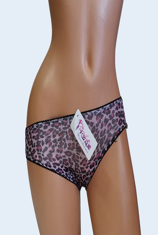 Chilot normal model animal print in fata si broderie GS756-3